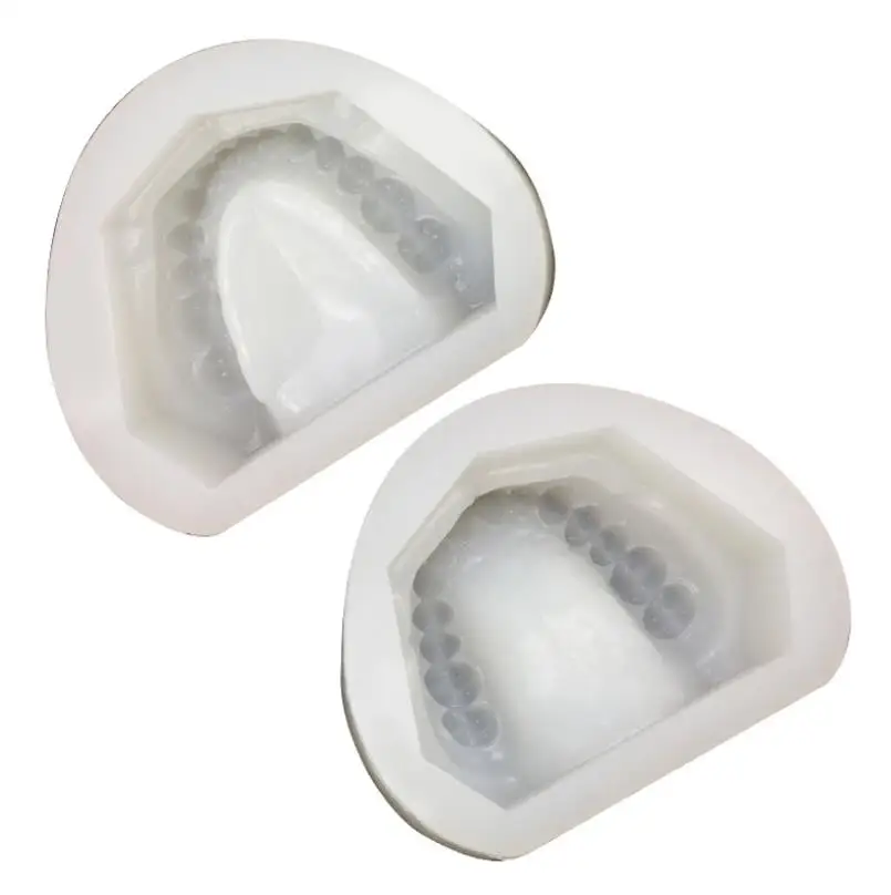 2 шт./компл. DIY Стоматологическая зубная форма комплект молдинга материал для зубных слепков база штукатурка форма для литья полости инструменты для продажи