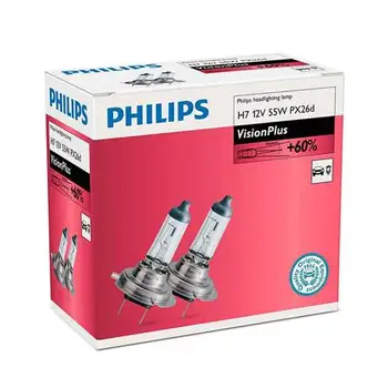 

12972VPC2-Blister 2 lamps Philips H7 VisionPlus 12V55W PX26d C2