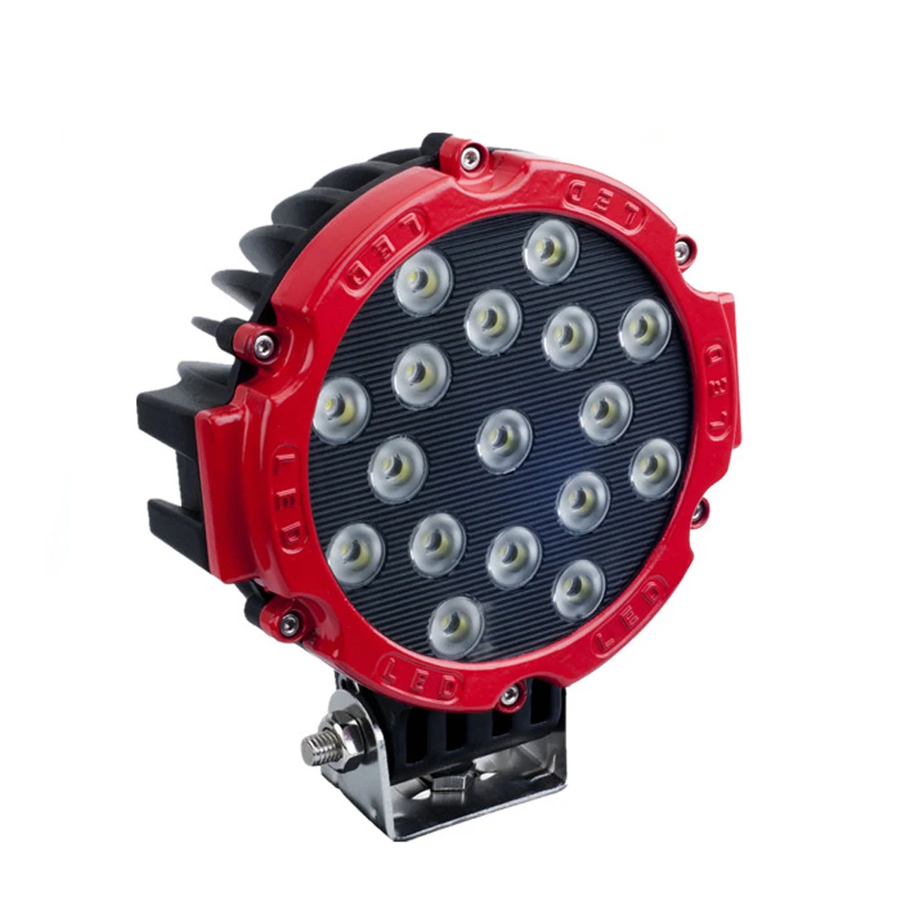 

1PCS ECAHAYAKU 7" Round 51W Led Work Light/Driving Light Waterproof IP67 6000K for Off-road Pickup Jeep Boat Trucks Car LED Lamp
