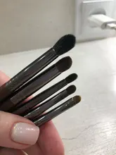 Eye-Brush-Set Tapered Blending Smudge Crease Brochas-De-Maquillaje 4pcs OVW Horse-Hair