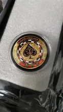 Protector de Metal para cartas de póker, accesorios para tarjetas de póker, recuerdo de Metal, fichas de póker, distribuidor de monedas, juego de póker