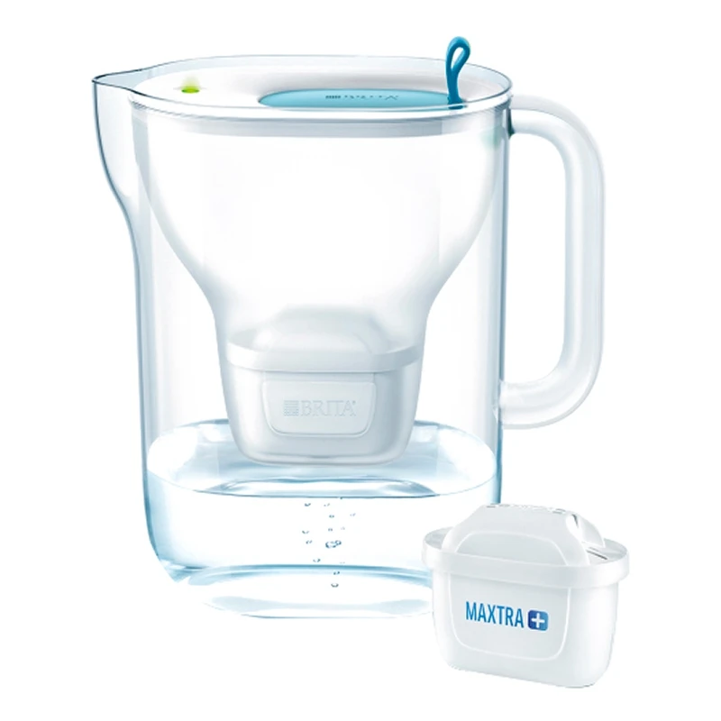 Фильтр кувшин BRITA Style XL MX+ LED Синий (Объем 3 6 л кассета на 300 электронный