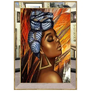 

Luxury Mirror Framed Digital Canvas Painting 70 * 100 cm