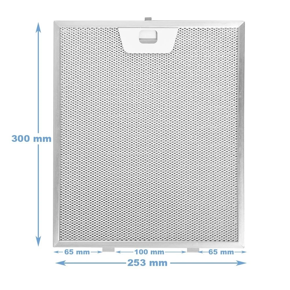 4055081220 Filtro Per Cappa 253X300 Mm Filtro Antigrasso Per Cappa Aspiratore Da Cucina Ventilazione Aspiratore In Alluminio 30X25,3 Electrolux Aeg