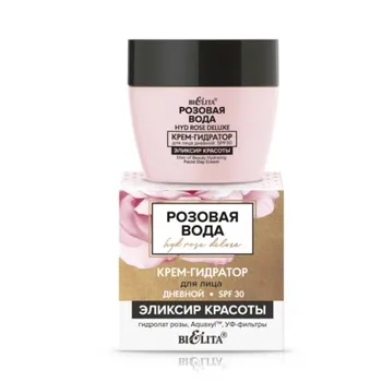 

Cream-hydrator for face day SPF30 elixir Beauty rose water whitite