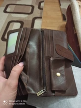 Pocket Purse Wallet Men Zipper Retro Genuine-Leather Skin-Coin Long 003B Soft Trendy