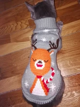 Cute Cat Sweater Costume Winter Warm Pet Clothes Cat Clothing for Cats Katten Kedi Giyim