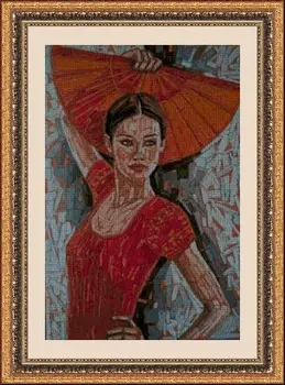 

CROSS STITCH KIT PANDATHREAD MODERN AND SURREAL 33300
