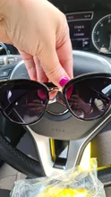 Gafas de sol de estilo Retro para mujer, lentes de sol con gradiente redondo de gran tamaño, gafas de sol con montura de Metal