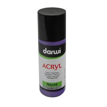 

Da0210080 acrylic paint nacre, перламутровая, 80 ml, Darwi (931 purple)