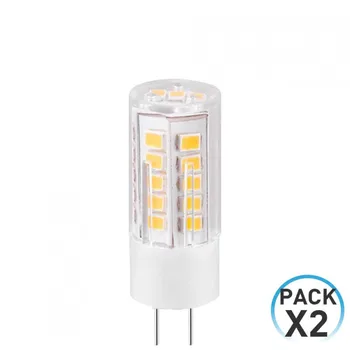 

Pack 2 Light Bulbs LED Bipin G4 3W Equi.25W 249lm 3000K 25000H 7hSevenOn