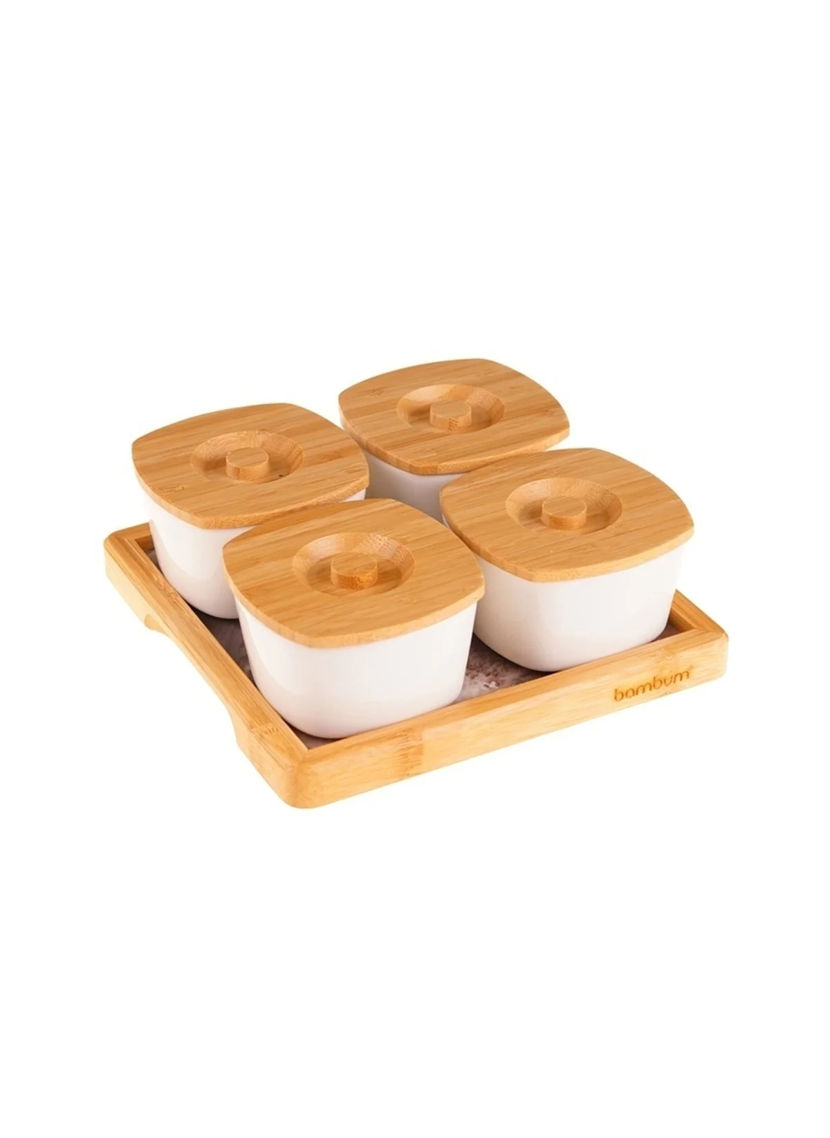 

Breakfast Serving Plate Porcelain Cups Bamboo Lid Tray Set Box Snack Dessert Lunch Tableware Dinner Kitchen Accessories Organiz