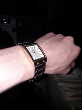 WWOOR-Reloj de pulsera de cuarzo para hombre, cronógrafo Masculino de color dorado y negro, resistente al agua, informal, cuadrado, a la moda, envío directo