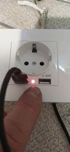 Eu-Power-Socket-Socket Pc-Panel Wall SRAN 250V Smart Dual Home-16a with USB for 5V 2A