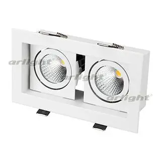 024128 Светильник CL-KARDAN-S180x102-2x9W White(WH, 38 deg) ARLIGHT