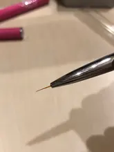 BQAN-pincel de dibujo de doble cabeza, mango de cristal negro, 9mm y 11mm, delineador, pintura, bolígrafo, esmalte de Gel, herramientas de manicura de decoración de uñas