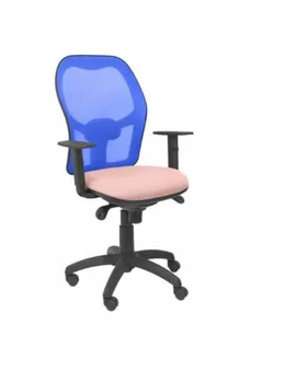 

CHAIR OPERATIONAL JORQUERA MESH BACKING BLUE FABRIC BALI PALE PINK