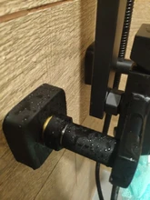 Uythner-Grifo de ducha efecto lluvia para pared, mezclador de agua para bañera, negro mate