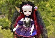 Muñeca de Hada de los sueños 1/6, maquillaje bonito, 28cm, muñecas articuladas con bolas, incluyendo ropa, zapatos, Estilo Princesa, muñecas bricolaje juguete BJD, regalos para niñas