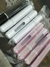 5ml 8ml Mini portátil botella de Perfume recargable con Spray Perfume de envases cosméticos vacíos atomizador en Spray para botella de viaje