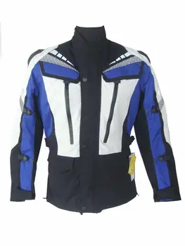 

New Men Black Motorcycle Textile Jacket Waterproof Cordura Motorbike CE Armours
