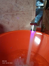 Temperature-Sensor Faucet Light Shower-Head Kitchen-Tap Bathroom-Crane LED for Changing-Glow