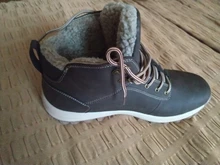 Botas de nieve cálidas de felpa para hombre, Botines de cuero impermeables, zapatos hechos a mano, gran oferta, para invierno