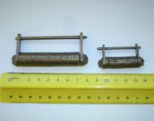 Jewelry-Box Padlock Combination NAIERDI Chinese Vintage Antique Bronze Keyed Zinc-Alloy