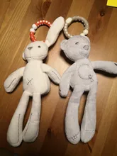 Stroller Toy Doll Hanging Baby Crib Animal Plush Color-Random Mobile Bunny Rabbit Soft