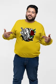 

Angemiel Wear Poker Quartet Yellow Men 'S Sweatshirt