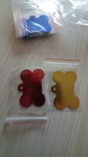 Pawstrip 10 unids/lote hueso en forma de etiqueta de identificación de mascotas de aleación de aluminio de etiqueta de mascota perro Anti-perdido accesorios gato identificación placa