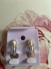 Grace Jun-pendientes de novia con 6 diamantes de imitación para mujer, aretes con Clip cuadrado, sin agujero, Clip para la oreja, accesorios de joyería