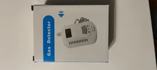 Kit de alarma de cocina, DETECTOR de GAS con alarma de advertencia de voz, enchufe europeo independiente, pantalla LCD Natural, SENSOR de fugas de GAS