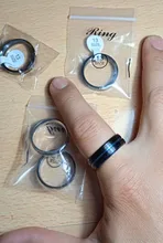 FDLK-Anillo de madera con incrustaciones de flecha y concha para hombre, joyería de lujo, 8mm, 24 estilos