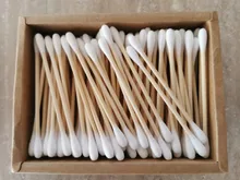 Bamboo-Sticks Buds Makeup Nose Cotton-Swab Disposable Ears-Cleaning Beauty for Double-Head