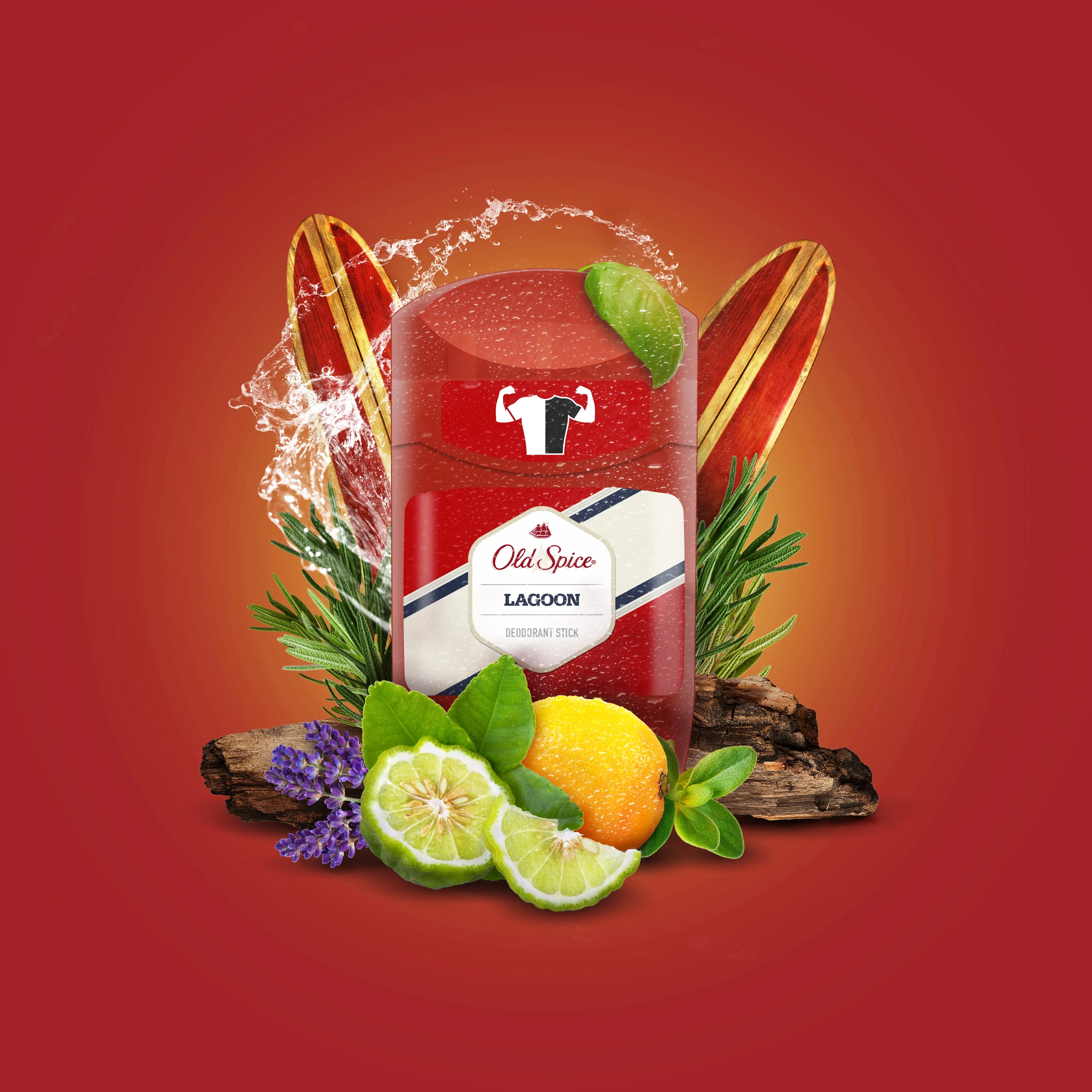 Твёрдый дезодорант Old Spice Классический аромат Lagoon 50 мл