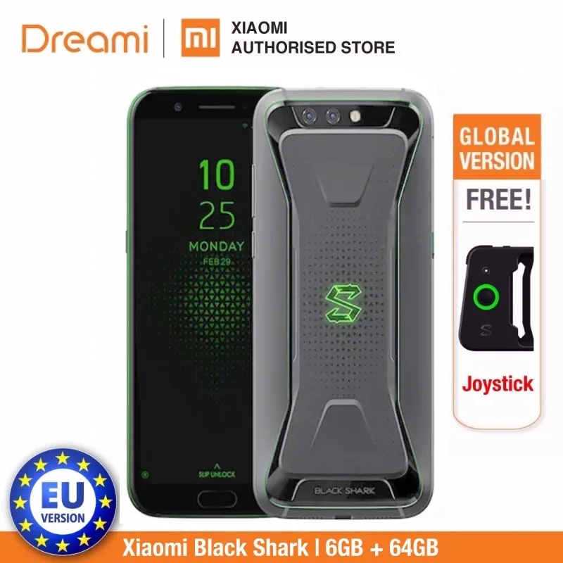 Глобальная версия Xiaomi Black Shark 64 Гб rom 6 Гб ram( и запечатанный - Цвет: Grey 64GB