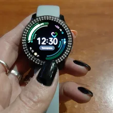 Funda de diamante para Samsung galaxy watch active 2 1, 40 y 44mm, Protector de parachoques activo, protección de pantalla de cobertura completa