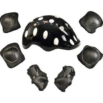 

Pacific High Density Bicycle Skateboard Roller Skates Child Helmet and 6 Piece Knee Pad Elbow Protection Set Knee Bandage