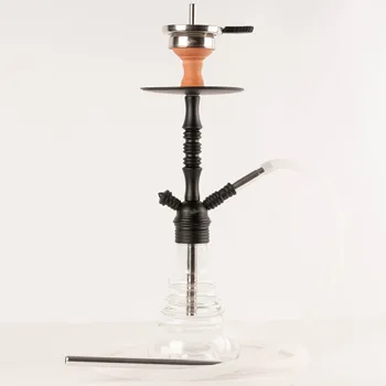 

Hookah Amy deluxe 4 stars model 420 PSMBK-TR transparent, without full set. Height 50 cm. Original.