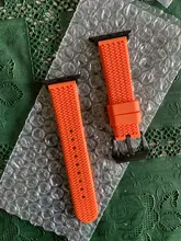 Correa de silicona 3D para Apple Watch, banda de goma de 42mm, 38mm, 44mm y 40mm para Iwatch serie de pulseras 6/5/4/3/2/1