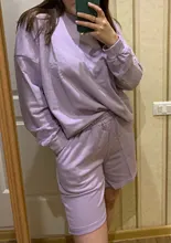 Womens Tracksuits Outfit Shorts Sweat-Set Summmer Solid-Color-Sets Two-Piece Sporting