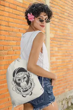 

Angemiel Bag Astronot Monkey Cloth Backpack
