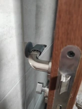 Protectores de pared autoadhesivos para manija de puerta, 1/5 Uds., silenciador silencioso, almohadilla de choque, tope de goma