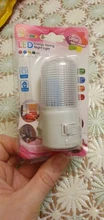 Bedside-Lamp Wall-Lamp Led-Night-Light Eu-Plug Energy-Efficient 3W Emergency Leds 4