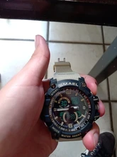 SMAEL- Relojes deportivos digitales para hombre, reloj masculino de pulsera LED, de cuarzo resistente al agua 50m