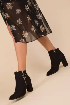 

SOHO Fashion Women Ankle Boots Ladies High Heels High Quality Boots Winter Spring Female Elegant Pointed Zipper Shoes New14200