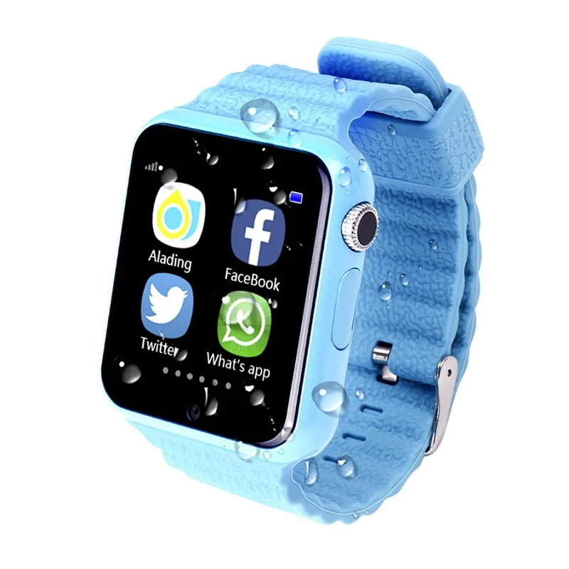 Умные детские часы Smart Baby Watch V7K(Синие