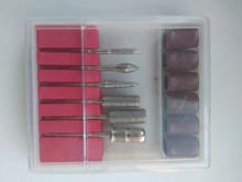 Juego de brocas para uñas, 6 uds., barra de 2,35, banda de lijado de 6,35mm, para máquina de lijado eléctrica profesional, herramientas de manicura y pedicura