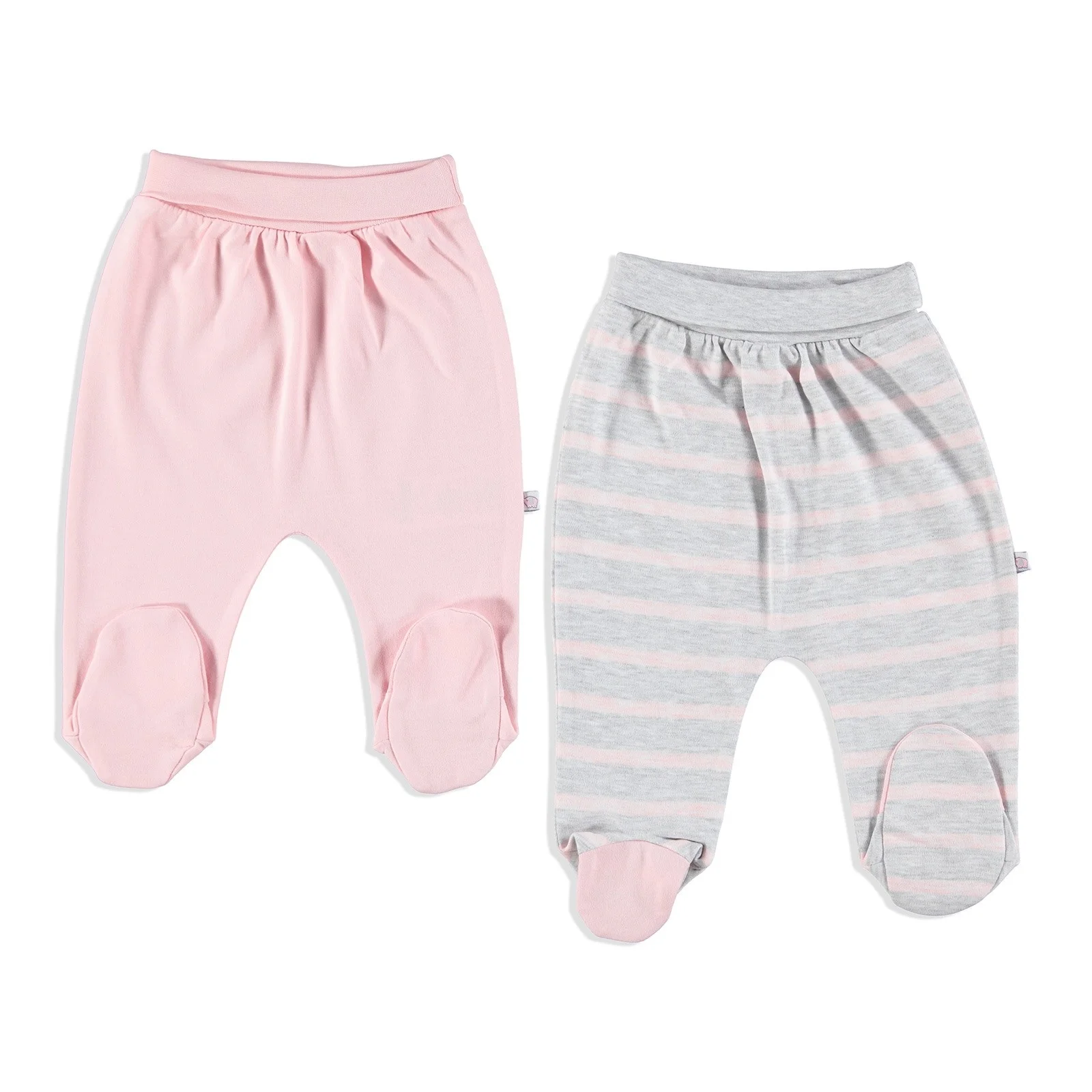 

ebebek Carmin Baby Little Elephant Interlock Footed Pants 2 pcs